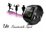 Черная ответная часть Bluetooth wristwatch U8 для Wristband IOS Samsung Mp3 андроида