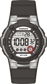 Круглые Sporty вахты кварца LCD цифров для доказательства воды мальчика и девушки 10atm